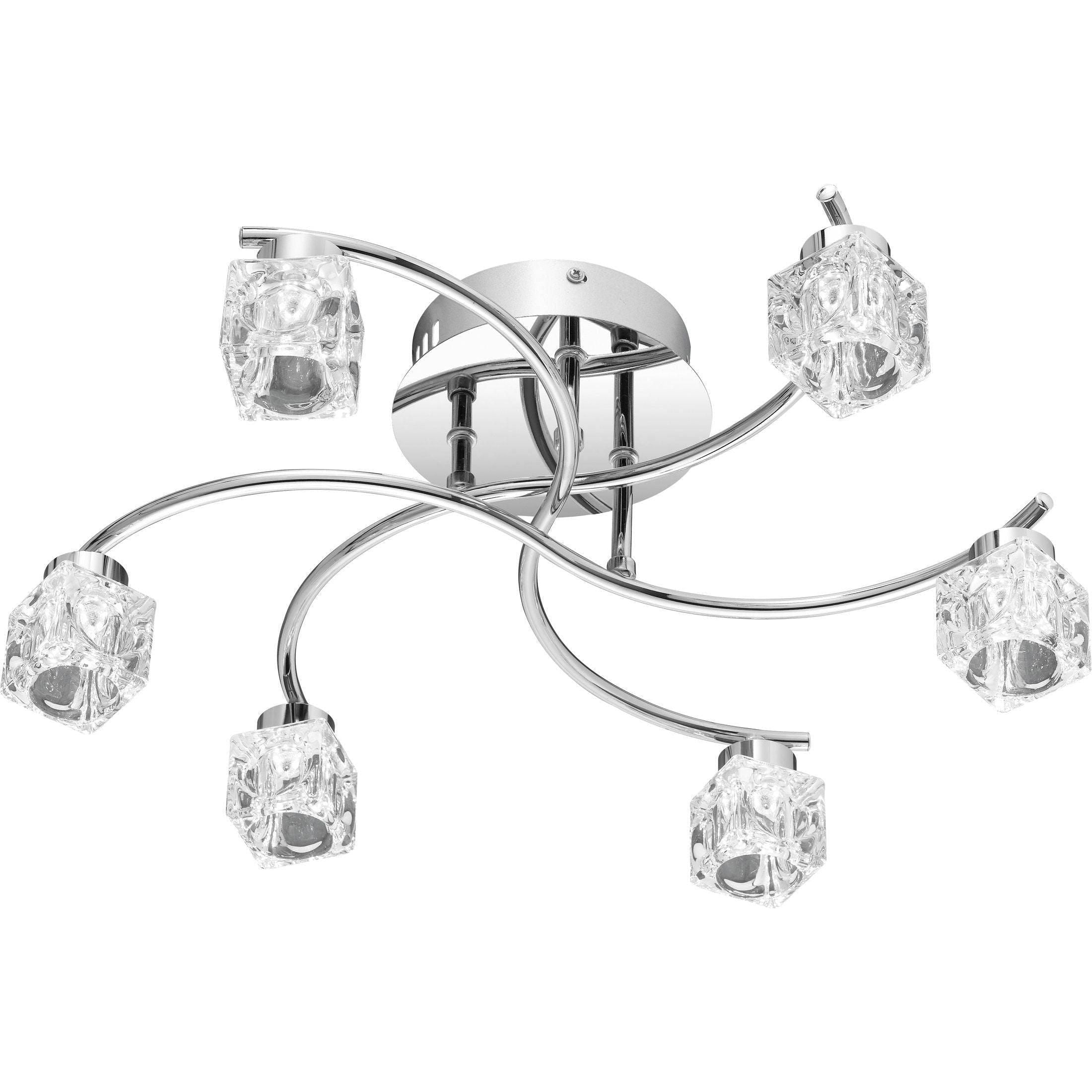 Quoizel - Clear Hollow Semi Flush Mount - Lights Canada