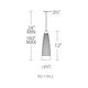 Modern Forms - Mystic 12" LED Pendant - Lights Canada