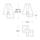 dweLED - Minecraft 23.3" LED Pendant - Lights Canada
