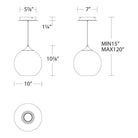 dweLED - Bistro 10" LED Pendant - Lights Canada
