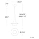 Modern Forms - Hugo 24" LED Mini Pendant - Lights Canada