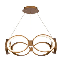 Solitaire 27" LED Chandelier