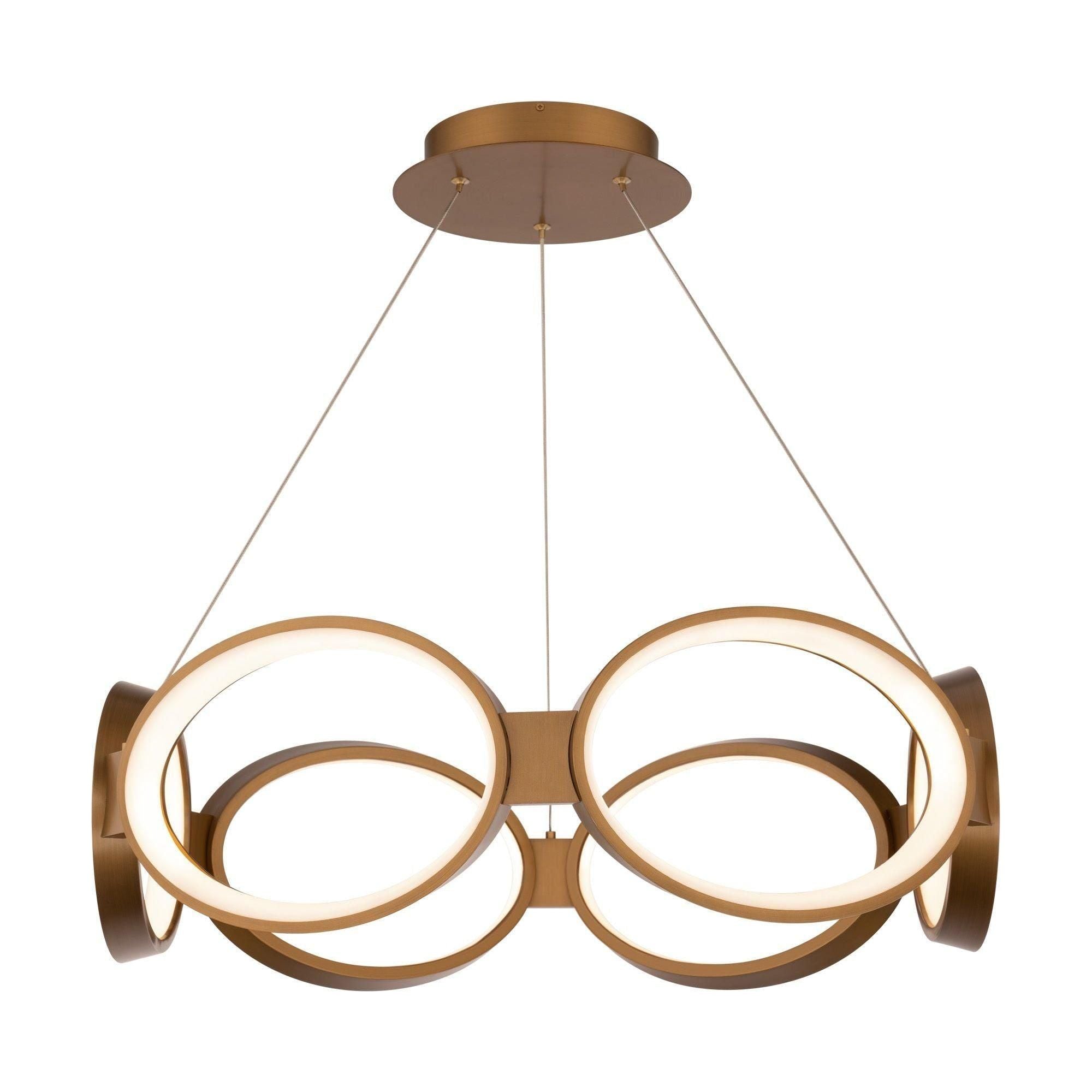 dweLED - Solitaire 27" LED Chandelier - Lights Canada