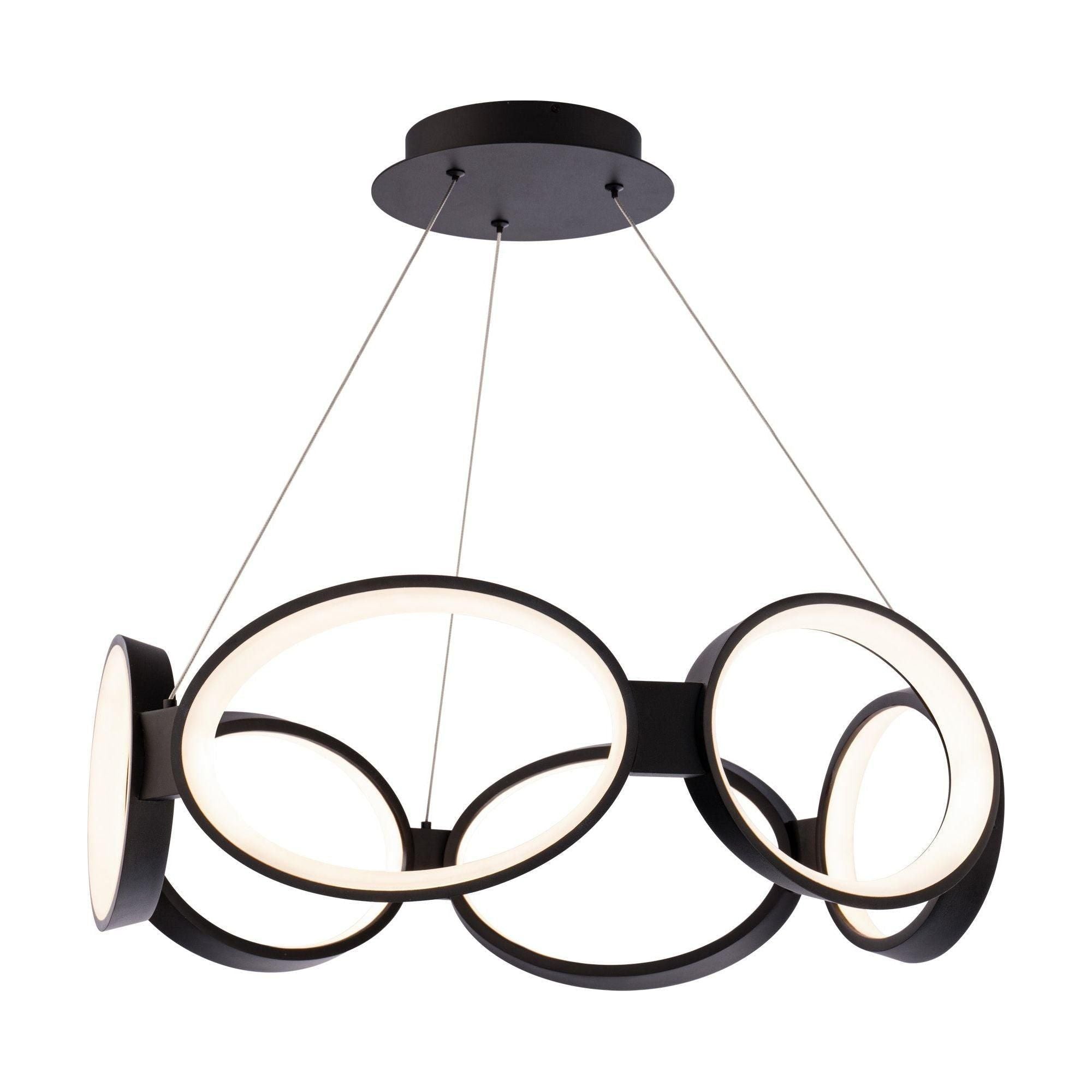 dweLED - Solitaire 27" LED Chandelier - Lights Canada