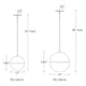 Modern Forms - Punk 14" Round LED Pendant - Lights Canada