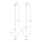 dweLED - Elementum 3.5" LED Pendant - Lights Canada