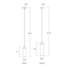 dweLED - Elementum 4.5" LED Pendant - Lights Canada