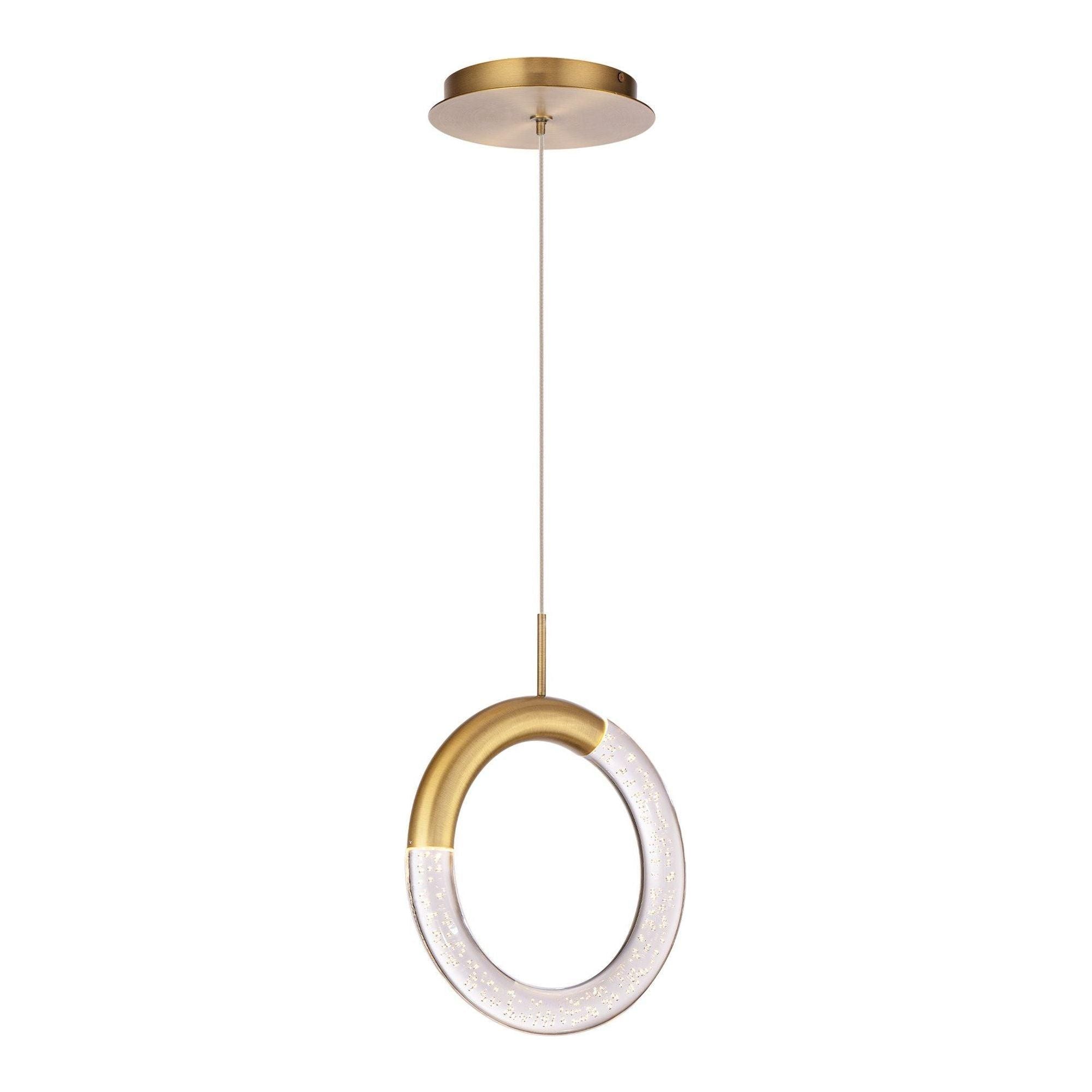 dweLED - Ringlet 8" LED Pendant - Lights Canada