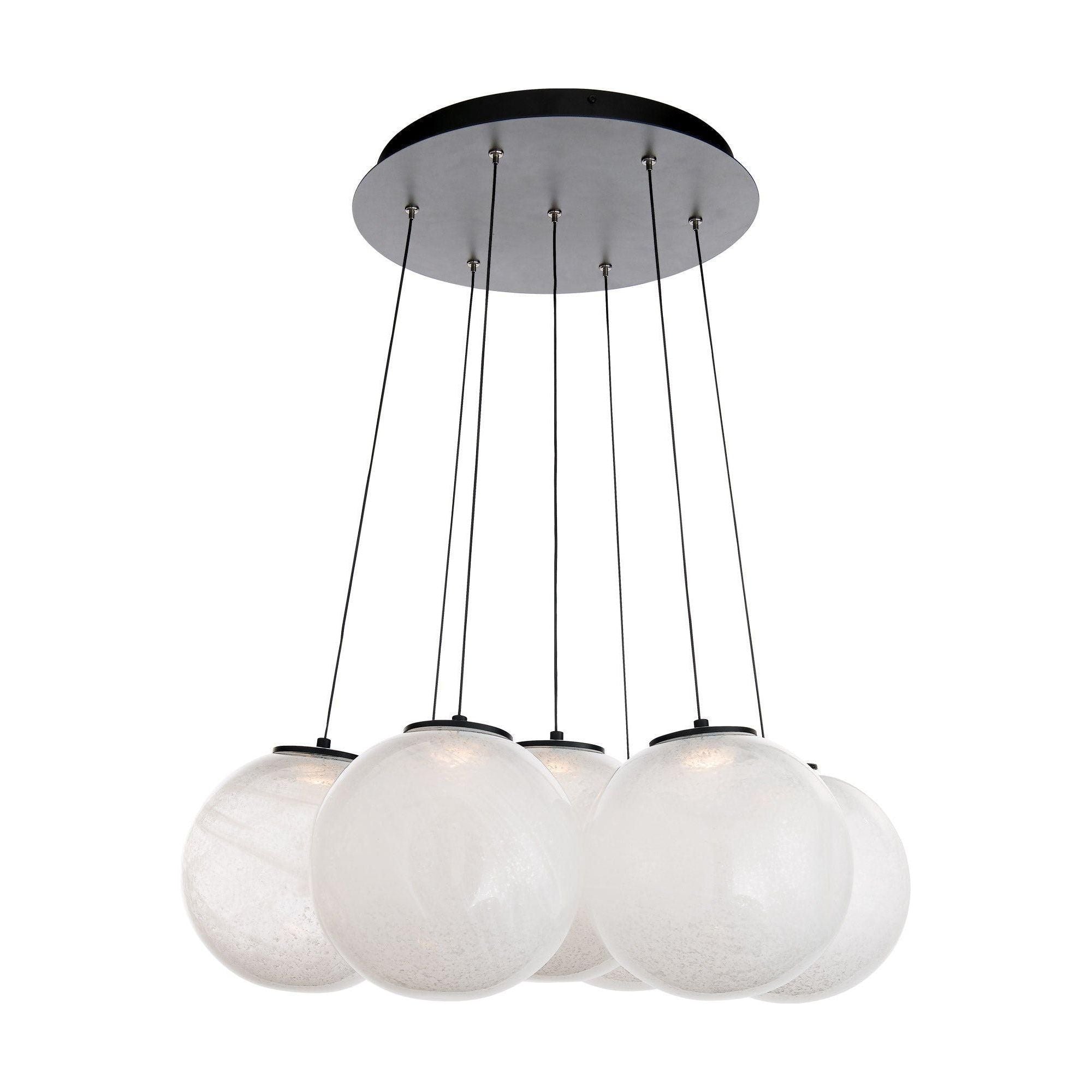 Modern Forms - Cosmic Crystal LED 7 Light Multi-Light Pendant - Lights Canada