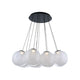 Modern Forms - Cosmic Crystal LED 12 Light Multi-Light Pendant - Lights Canada