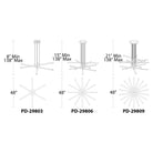 dweLED - Stack 48" LED Pendant - Lights Canada