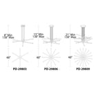 dweLED - Stack 48" LED Pendant - Lights Canada