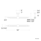 Modern Forms - Luzerne 56" LED Linear Pendant - Lights Canada
