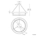 Modern Forms - Imperial 42" LED Chandelier - Lights Canada