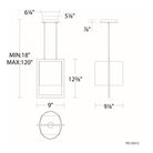 dweLED - Park Avenue 9" LED Pendant - Lights Canada