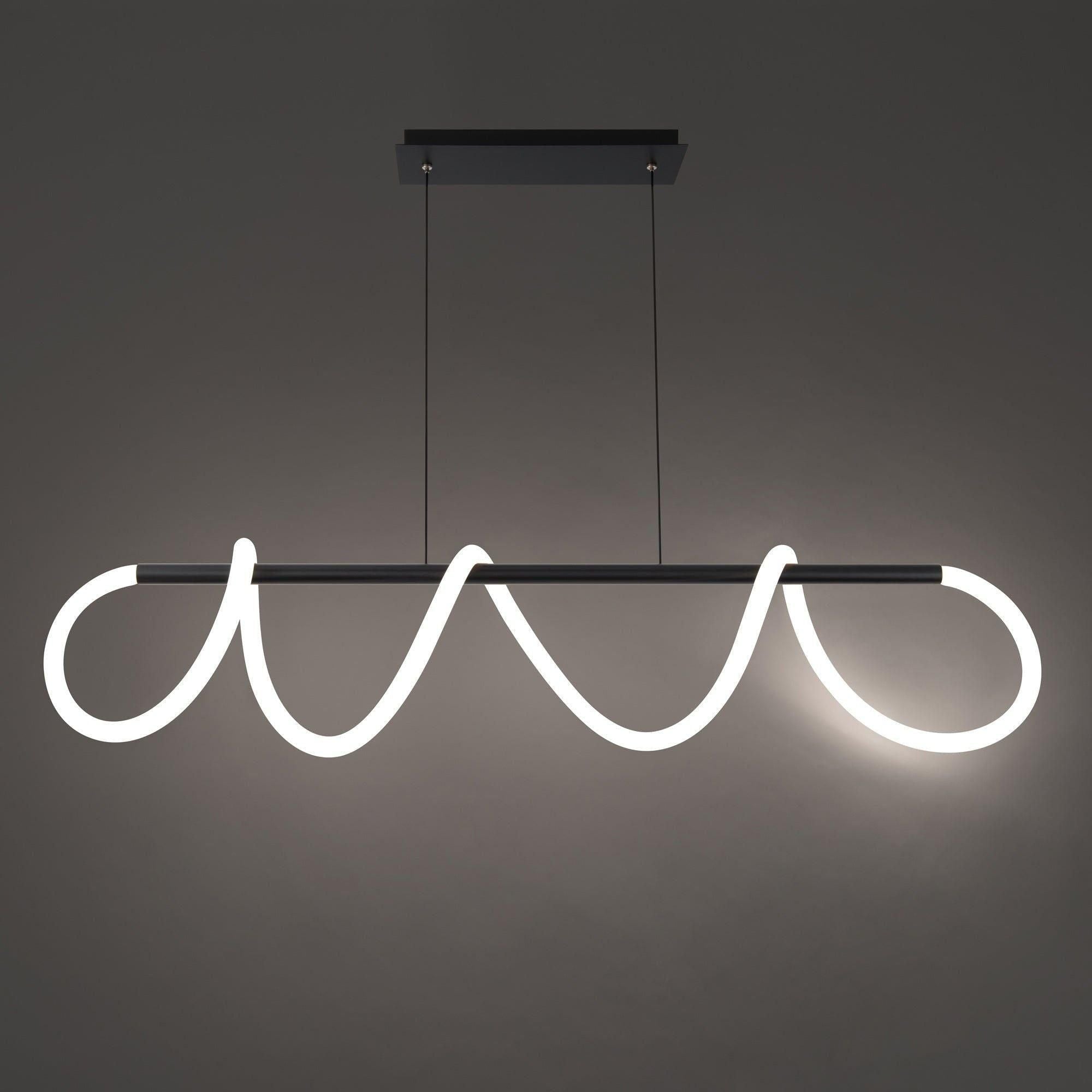 dweLED - Tightrope 45.6" LED Linear Pendant - Lights Canada