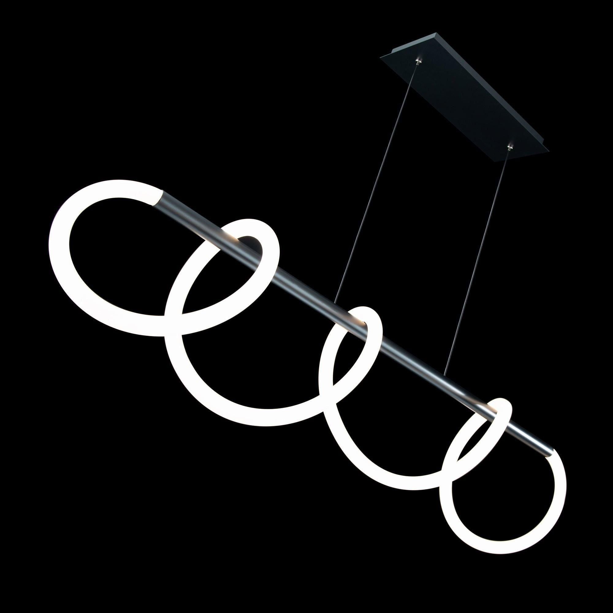 dweLED - Tightrope 45.6" LED Linear Pendant - Lights Canada