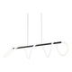dweLED - Tightrope 45.6" LED Linear Pendant - Lights Canada