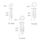 Modern Forms - Magic LED 9 Light Round Chandelier - Lights Canada