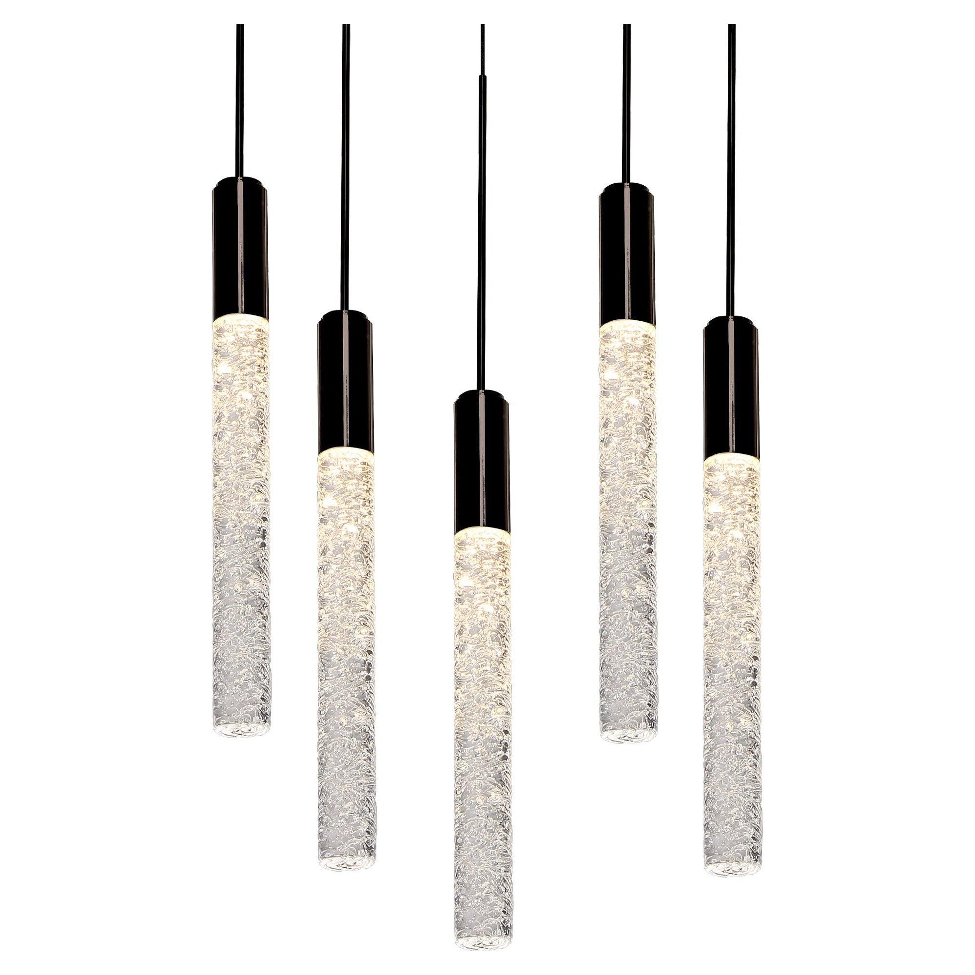 Modern Forms - Magic LED 5 Light Round Chandelier - Lights Canada