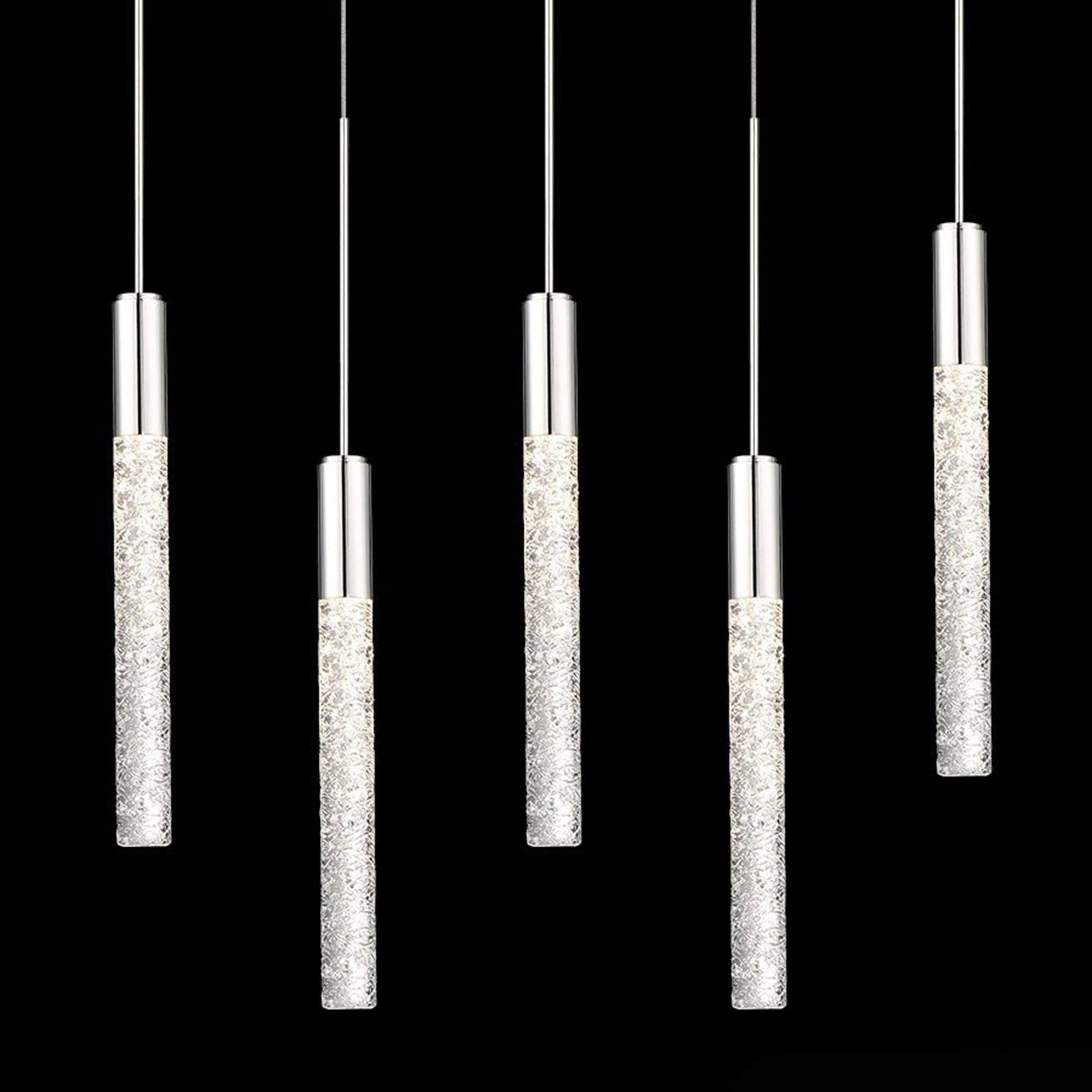 Modern Forms - Magic LED 5 Light Linear Chandelier - Lights Canada