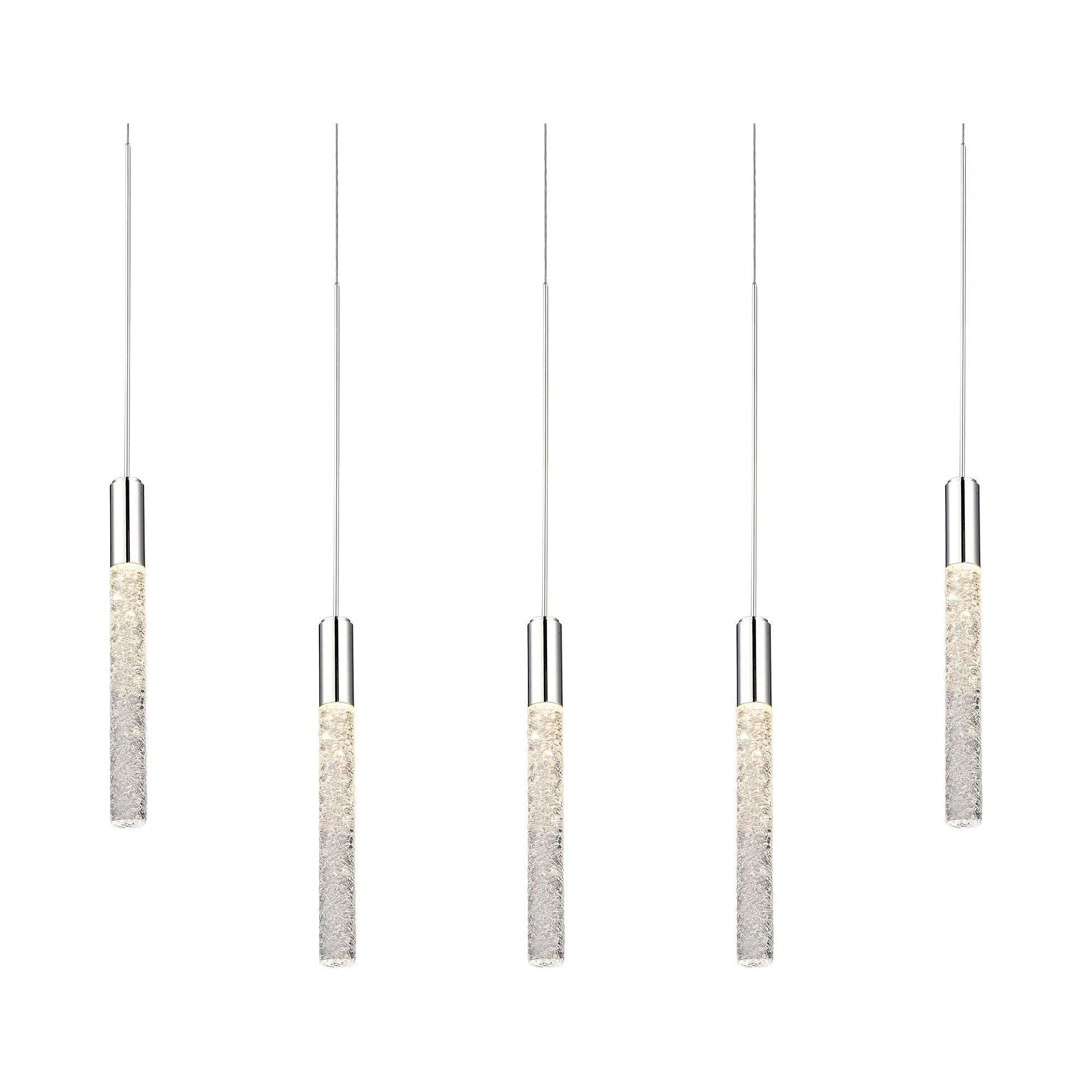 Modern Forms - Magic LED 5 Light Linear Chandelier - Lights Canada