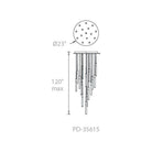 Modern Forms - Magic LED 15 Light Round Chandelier - Lights Canada