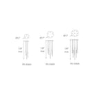 Modern Forms - Magic LED 3 Light Round Chandelier - Lights Canada