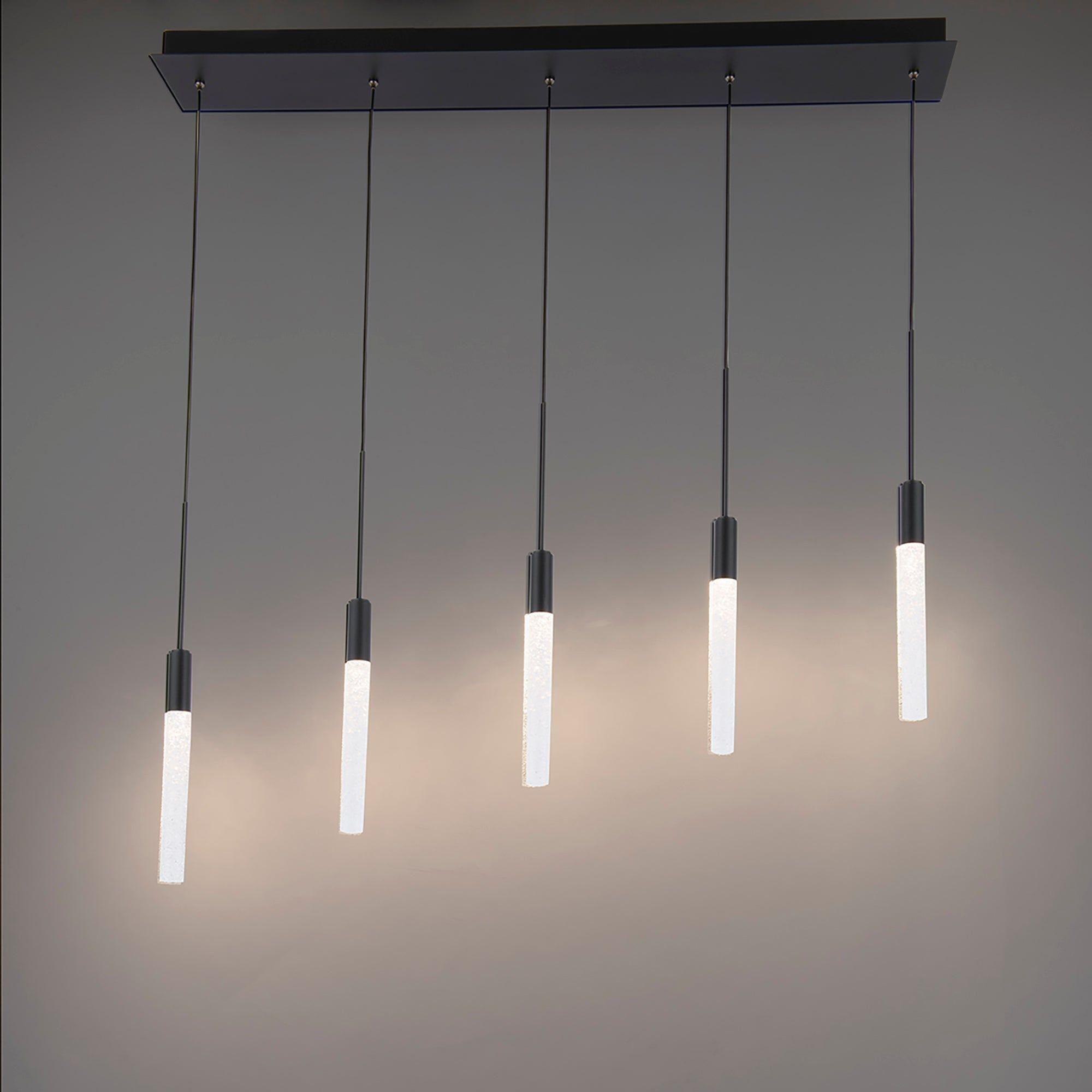 Modern Forms - Magic LED 5 Light Linear Chandelier - Lights Canada