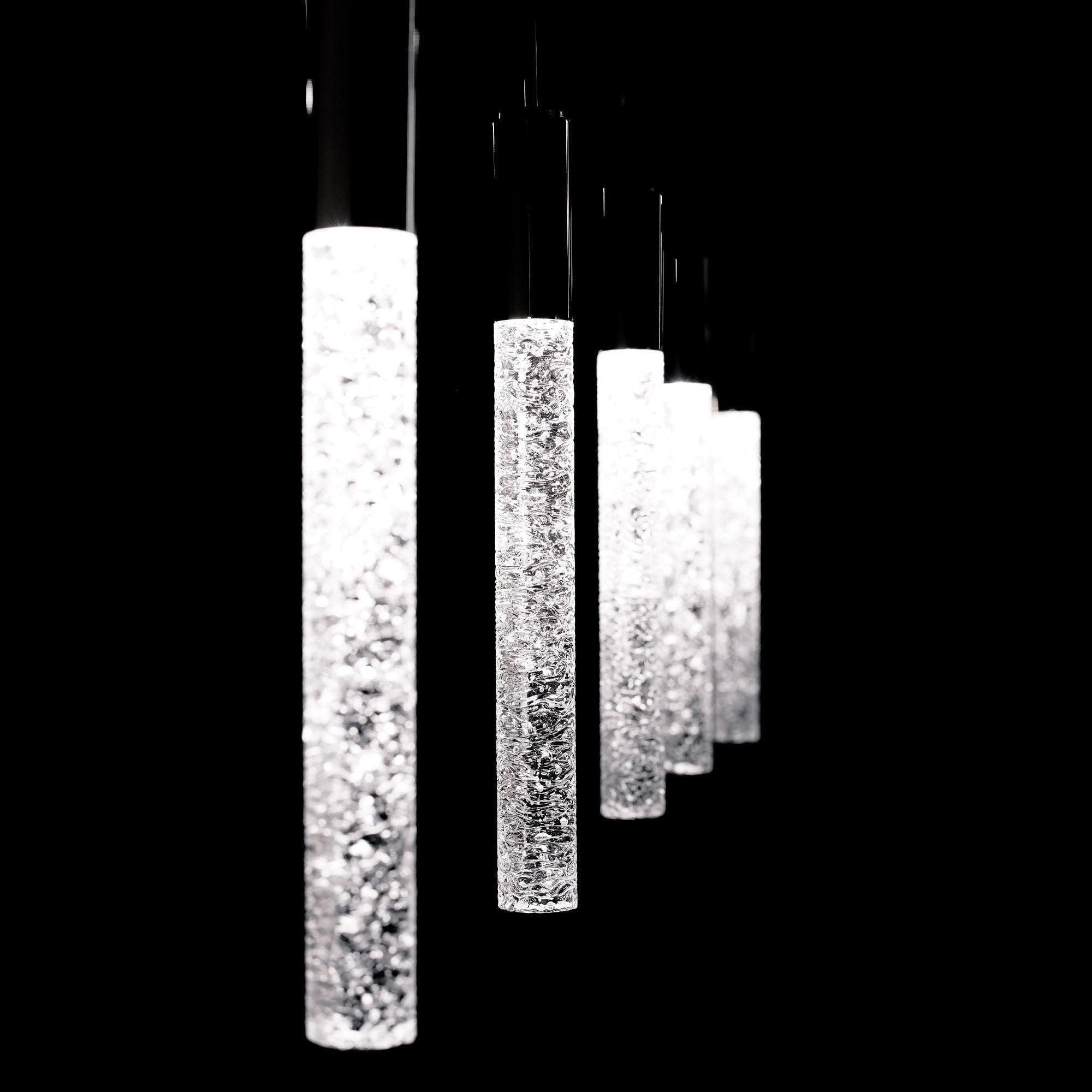 Modern Forms - Magic LED 5 Light Linear Chandelier - Lights Canada