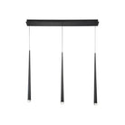 Modern Forms - Cascade LED 3 Light Crystal Linear Chandelier - Lights Canada