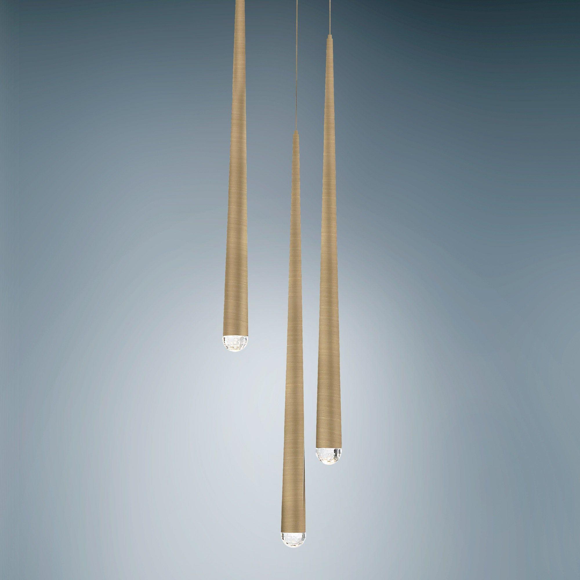 Modern Forms - Cascade LED 3 Light Crystal Round Chandelier - Lights Canada