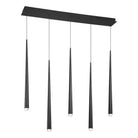 Modern Forms - Cascade LED 5 Light Crystal Linear Chandelier - Lights Canada