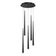 Modern Forms - Cascade LED 5 Light Crystal Round Chandelier - Lights Canada