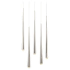 Modern Forms - Cascade LED 5 Light Crystal Round Chandelier - Lights Canada