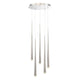 Modern Forms - Cascade LED 5 Light Crystal Round Chandelier - Lights Canada