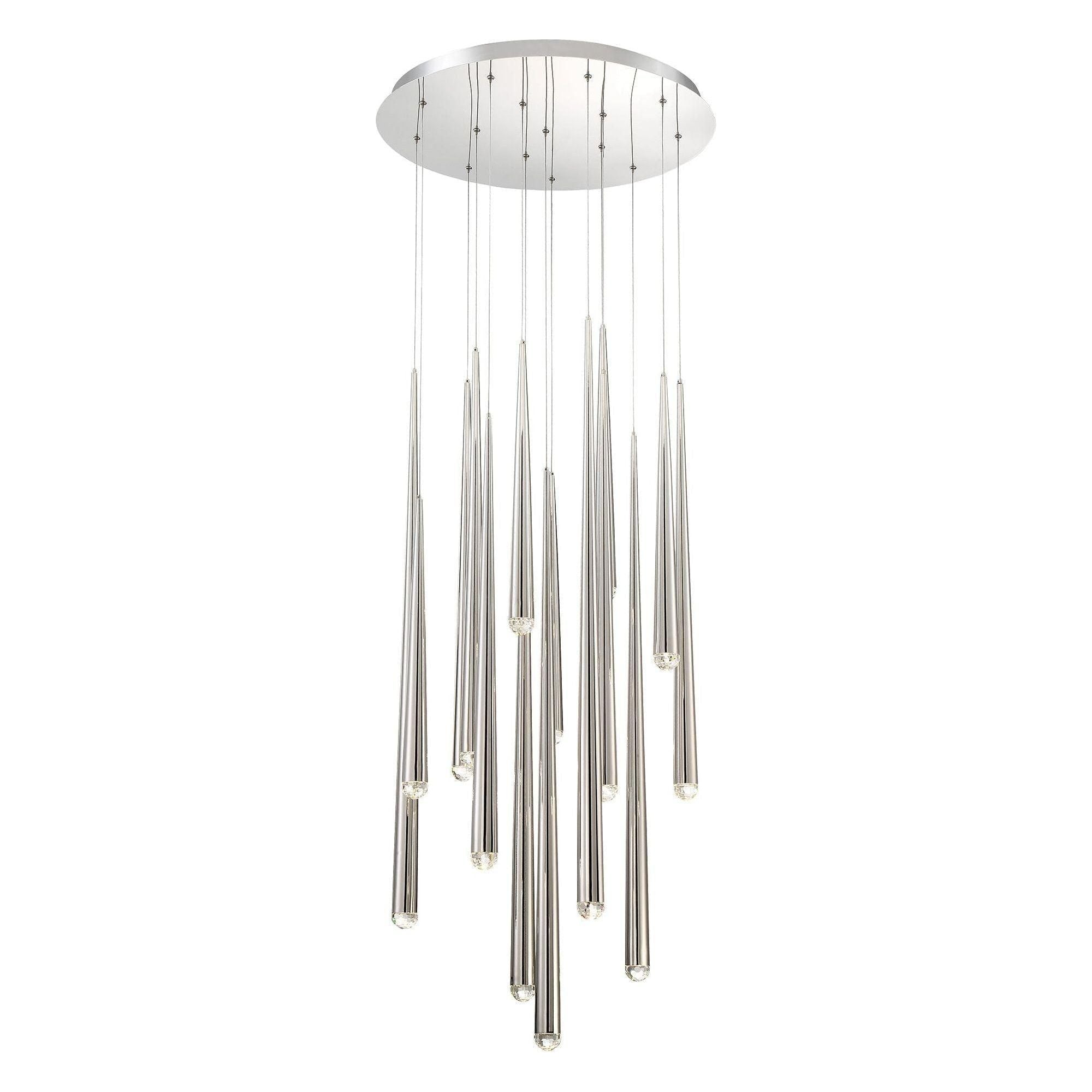 Modern Forms - Cascade LED 15 Light Crystal Round Chandelier - Lights Canada