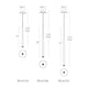 Modern Forms - Cascade 37" LED Single Light Crystal Pendant - Lights Canada