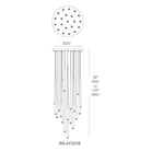 Modern Forms - Cascade LED 21 Light Crystal Round Chandelier - Lights Canada