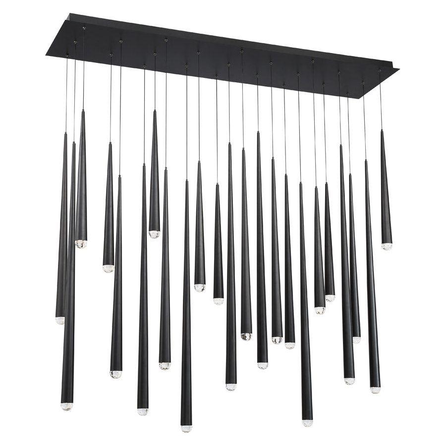 Modern Forms - Cascade LED 23 Light Crystal Linear Chandelier - Lights Canada