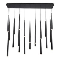 Cascade LED 23 Light Crystal Linear Chandelier