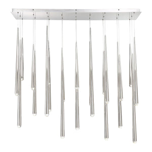 Modern Forms - Cascade LED 23 Light Crystal Linear Chandelier - Lights Canada