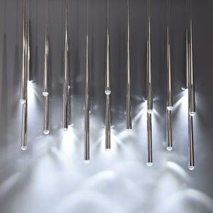 Modern Forms - Cascade LED 23 Light Crystal Linear Chandelier - Lights Canada