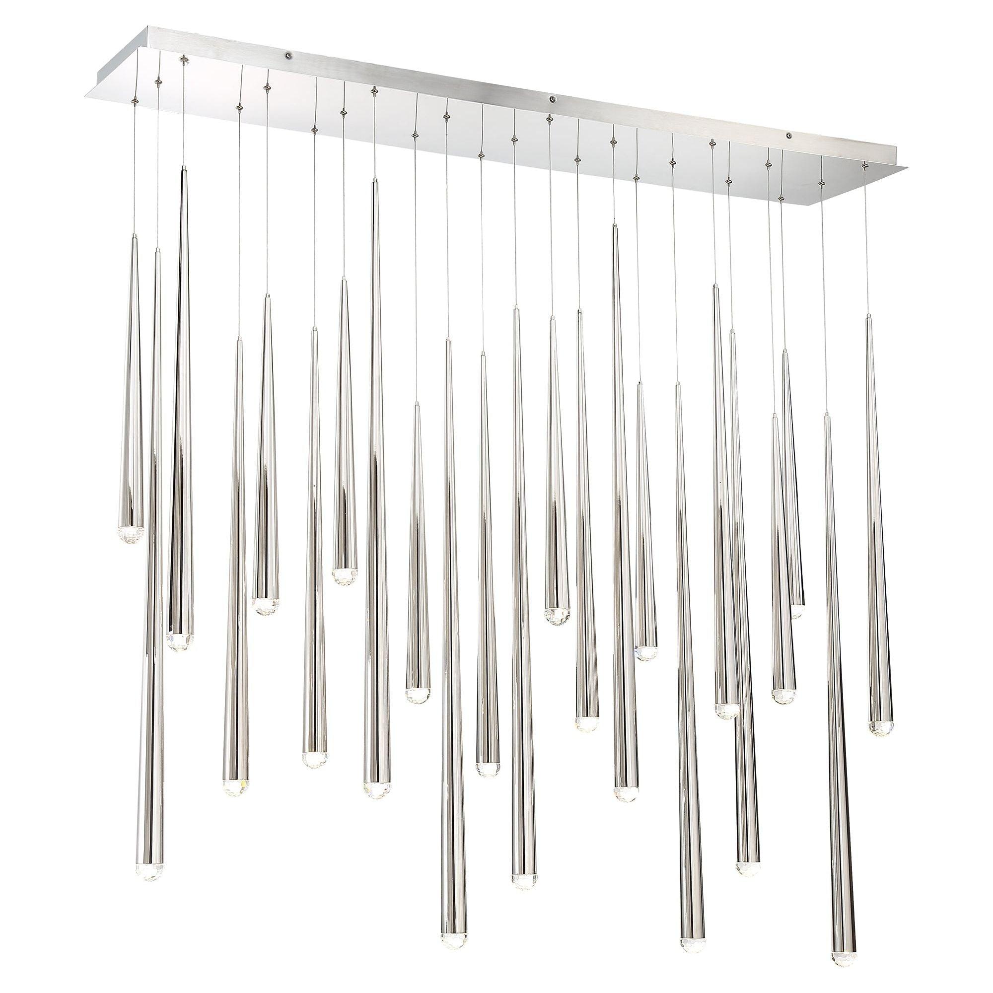 Modern Forms - Cascade LED 23 Light Crystal Linear Chandelier - Lights Canada