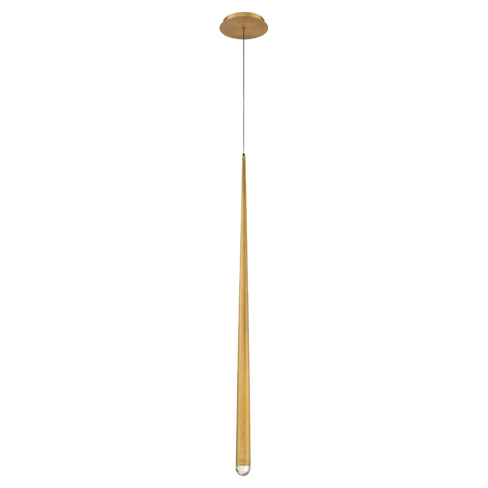 Modern Forms - Cascade 37" LED Single Light Crystal Pendant - Lights Canada