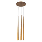 Modern Forms - Cascade LED 3 Light Etched Glass Round Chandelier - Lights Canada