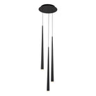 Modern Forms - Cascade LED 3 Light Etched Glass Round Chandelier - Lights Canada