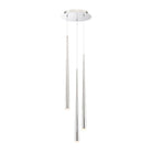 Modern Forms - Cascade LED 3 Light Etched Glass Round Chandelier - Lights Canada