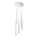Modern Forms - Cascade LED 5 Light Etched Glass Round Chandelier - Lights Canada