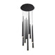 Modern Forms - Cascade LED 9 Light Etched Glass Round Chandelier - Lights Canada